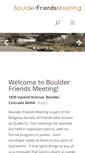 Mobile Screenshot of boulderfriendsmeeting.org