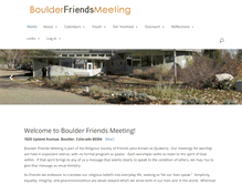 Tablet Screenshot of boulderfriendsmeeting.org